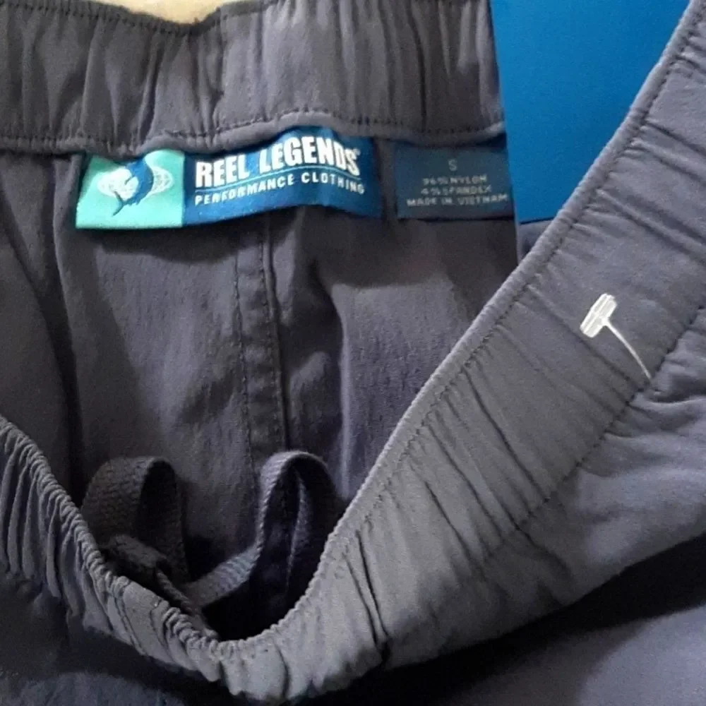 Reel Legend Nylon‎ Blue Active Sports Shorts S 28x14